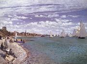 Claude Monet Regatta at Sainte-Adresse Spain oil painting artist